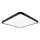 Top Light - Dimmbare LED-Deckenleuchte REVIT LED/50W/230V 3000-6500K 50x50 cm schwarz + Fernbedienung