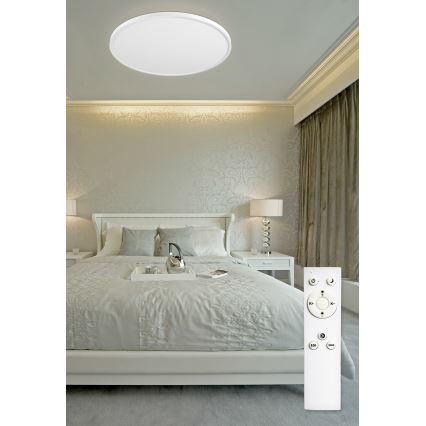 Top Light - Dimmbare LED-Deckenleuchte REVIT LED/70W/230V 3000-6500K d 75 cm weiß + Fernbedienung