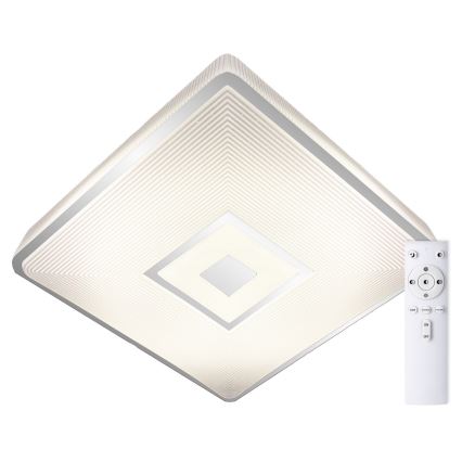 Top Light - Dimmbare LED-RGB-Deckenleuchte RAINBOW LED/24W/230V eckig + Fernbedienung