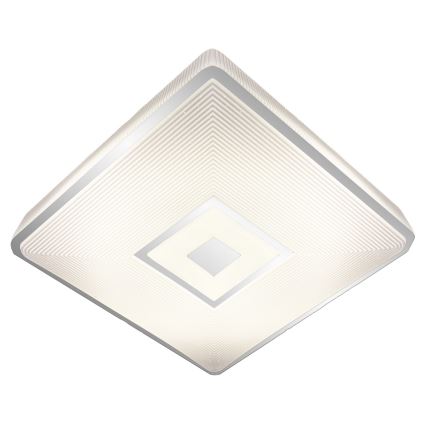 Top Light - Dimmbare LED-RGB-Deckenleuchte RAINBOW LED/24W/230V eckig + Fernbedienung