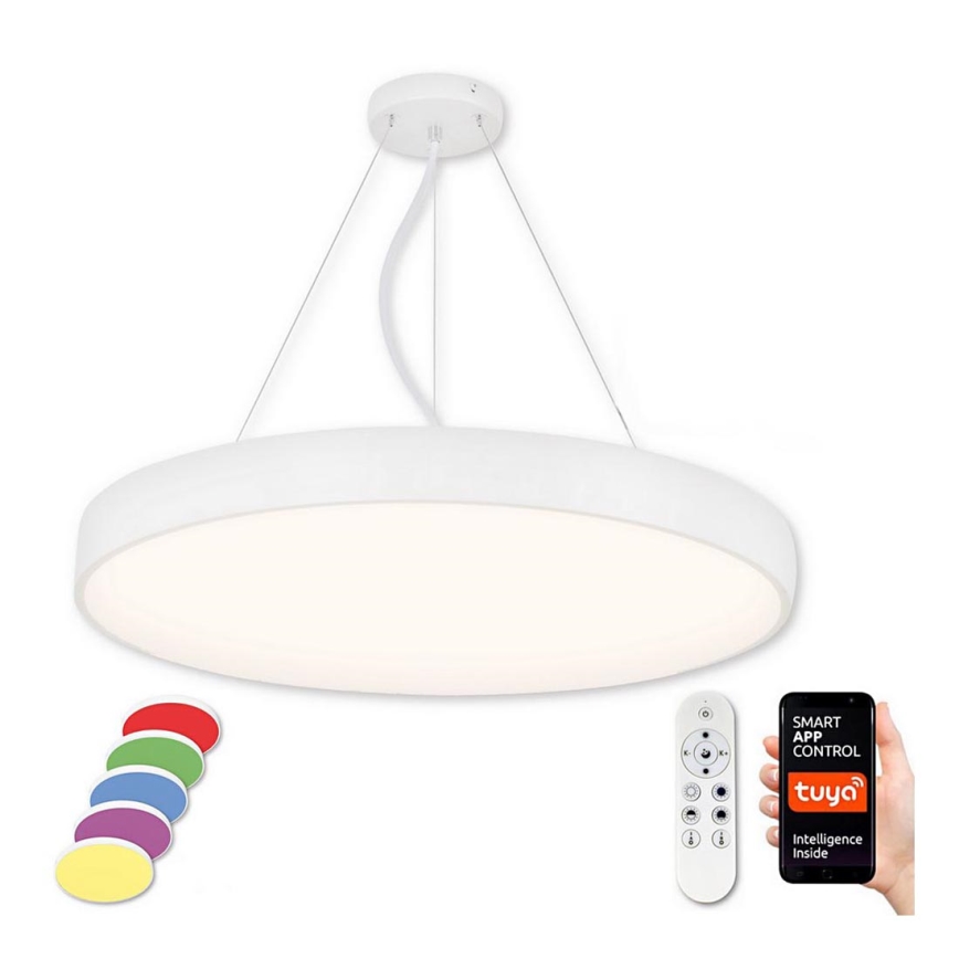 Top Light - Dimmbare LED-RGB-Hängeleuchte an Schnur METAL LED/60W/230V Wi-Fi Tuya weiß + Fernbedienung