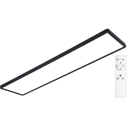 Top Light - Dimmbares LED-Aufbaupanel REVIT LED/70W/230V 3000-6500K 120x30 cm schwarz + Fernbedienung