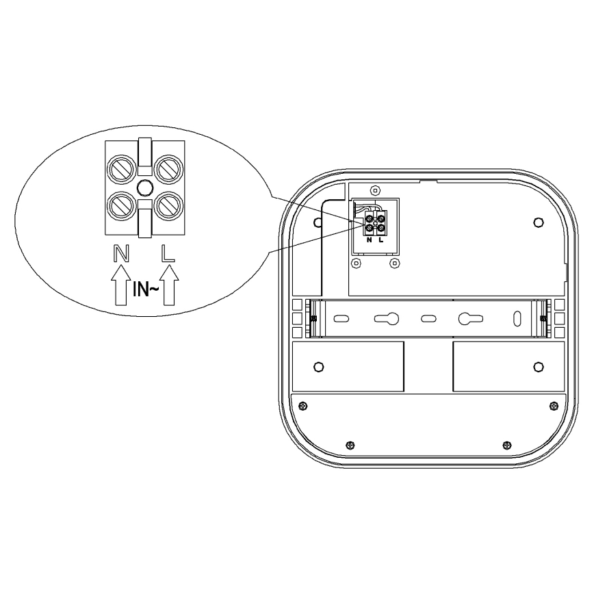 Top Light - LED Außenwandleuchte mit Bewegungs- und Dämmerungssensor BARI LED/20W/230V 4000K IP65