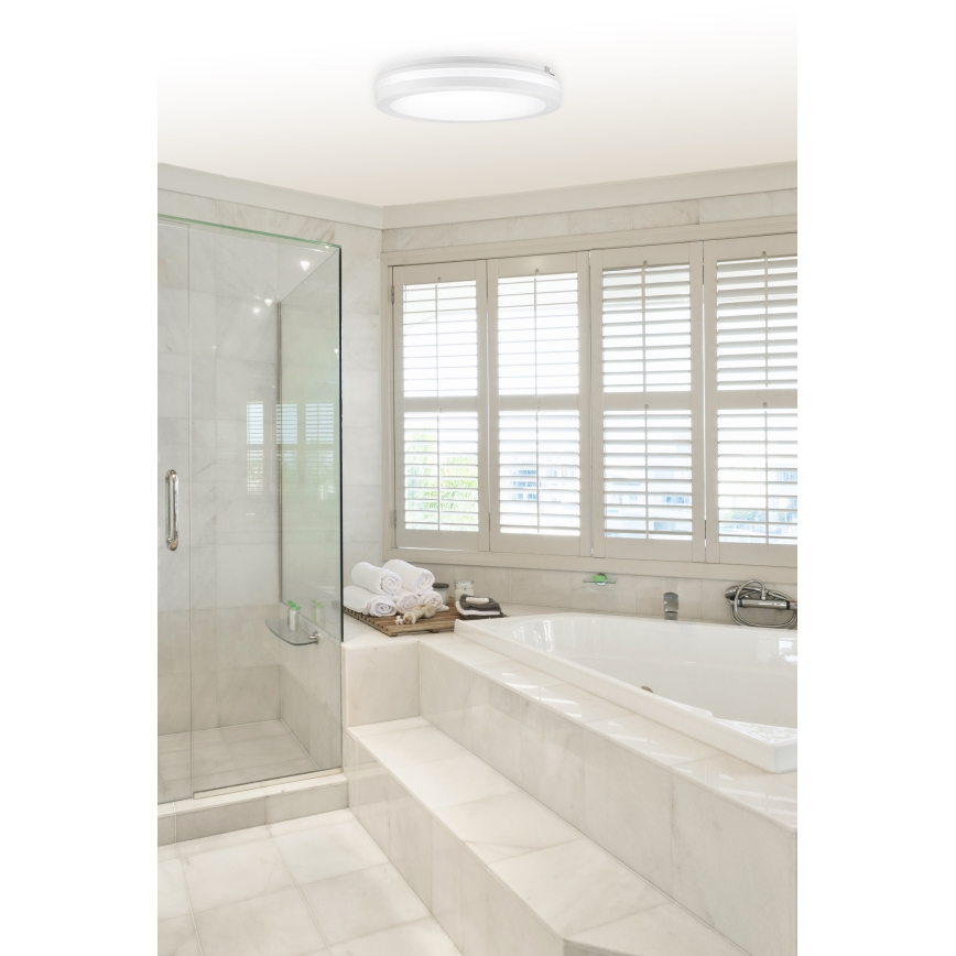 Top Light - LED-Badezimmer-Deckenleuchte COMET LED/40W/230V 3000/4000/6500K IP54 Weiß Ø 40 cm