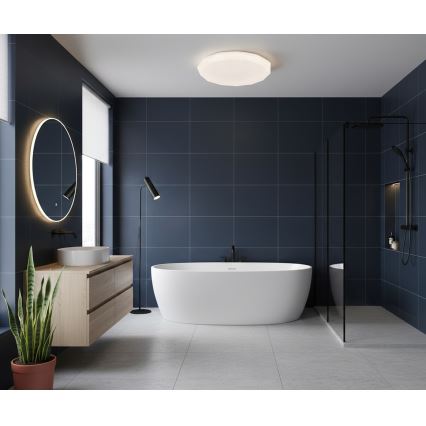Top Light - LED-Badezimmer-Deckenleuchte SPARKLE LED/40W/230V 3000/4000/6500K IP44 Ø 39 cm weiß