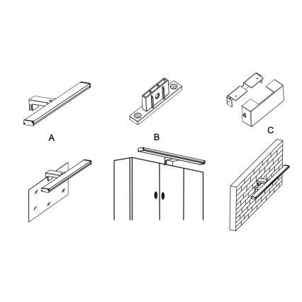 Top Light - LED-Badspiegelleuchte TEXAS LED/8W/230V 3000/4000/6500K IP44 40 cm mattchrom