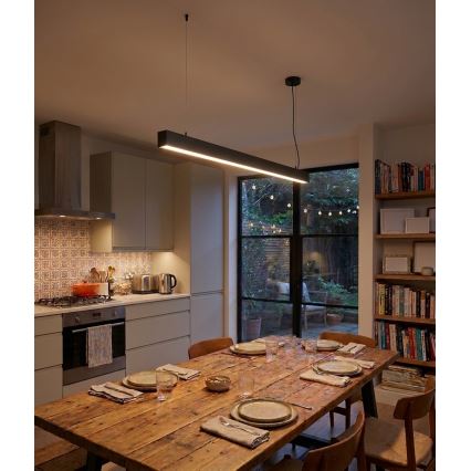 Top Light - LED-Deckenaufbau- und Pendelleuchte HORIZON LED/40W/230V 3000/4000/6500K schwarz