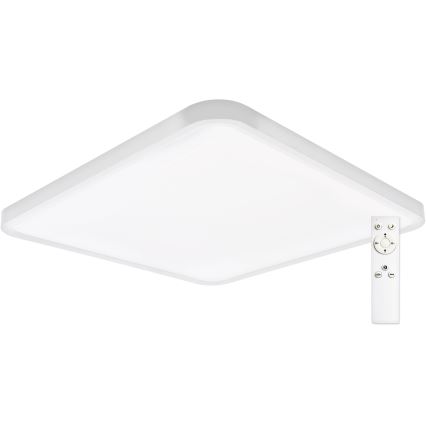 Top Light - Dimmbare LED-Deckenleuchte REVIT LED/50W/230V 3000-6500K 50x50 cm weiß + Fernbedienung