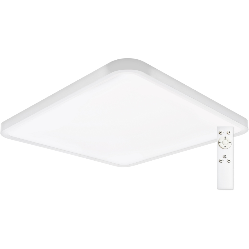 Top Light - Dimmbare LED-Deckenleuchte REVIT LED/50W/230V 3000-6500K 50x50 cm weiß + Fernbedienung
