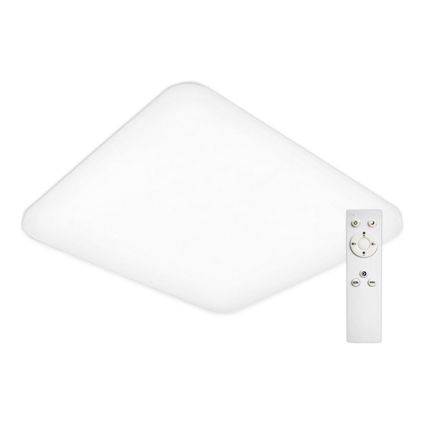 Top Light - LED dimmbare Deckenleuchte OCEAN H80 RC LED/100W/230V quadratisch + Fernbedienung