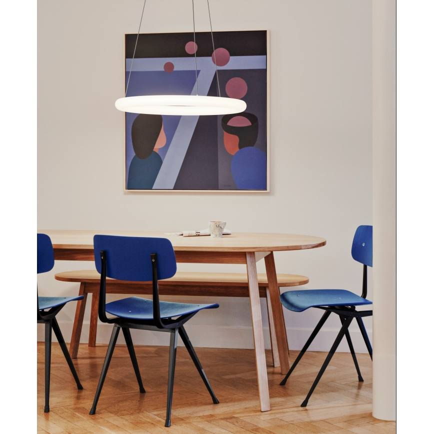 Top Light - LED-dimmbare Pendelleuchte an Seil RINGO LED/40W/230V 3000-6500K weiß + Fernbedienung