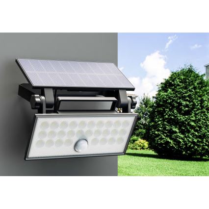 Top Light - LED-Solarwandstrahler mit Sensor HELEON PRO LED/8W/3,7V IP65 4000K