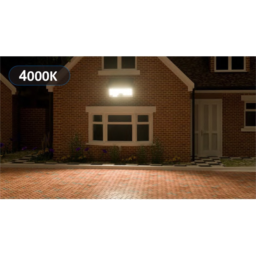 Top Light - LED-Solarwandstrahler mit Sensor HELEON PRO LED/8W/3,7V IP65 4000K 2600 mAh