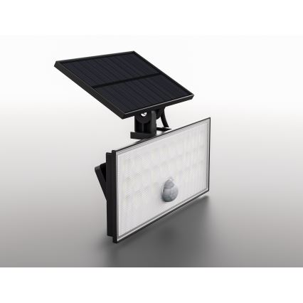 Top Light - LED-Solarwandstrahler mit Sensor HELEON VARIO LED/8W/3,7V IP65 4000K + Fernbedienung