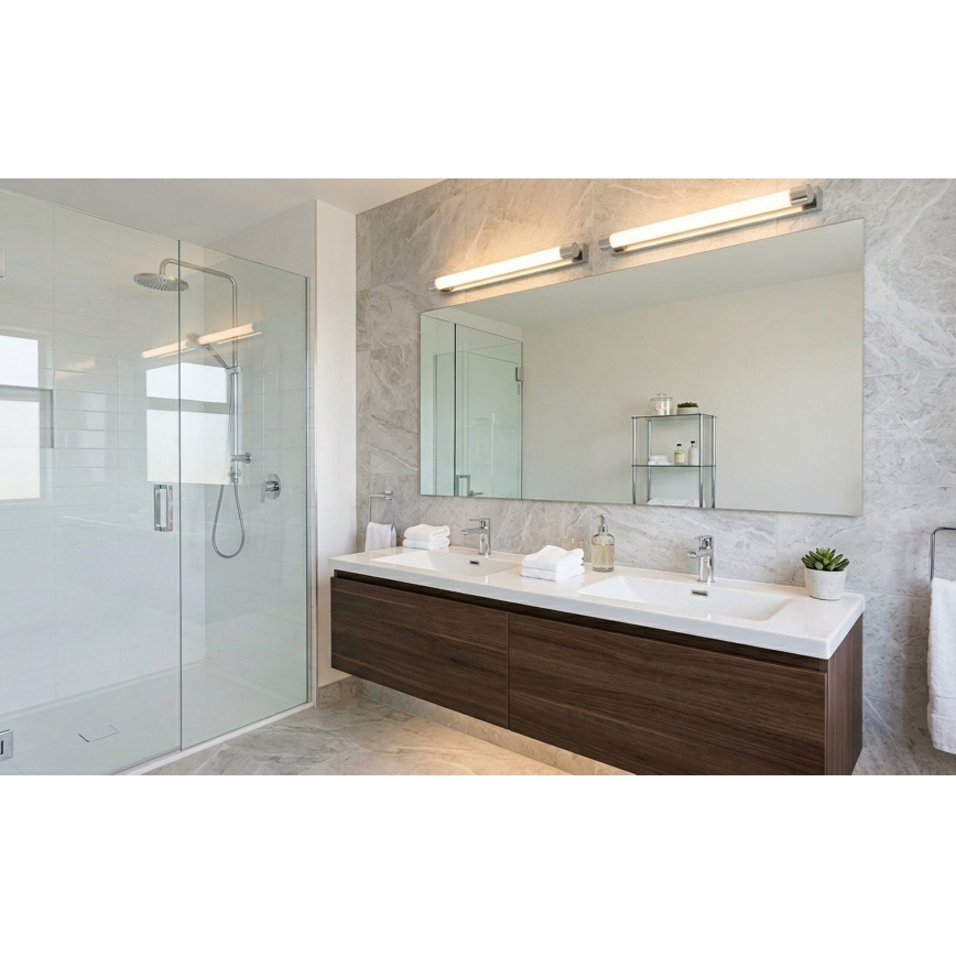 Top Light - LED Spiegelleuchte für das Bad TURIA LED/8W/230V 3000/4000/6500K IP44 40 cm glänzender Chrom