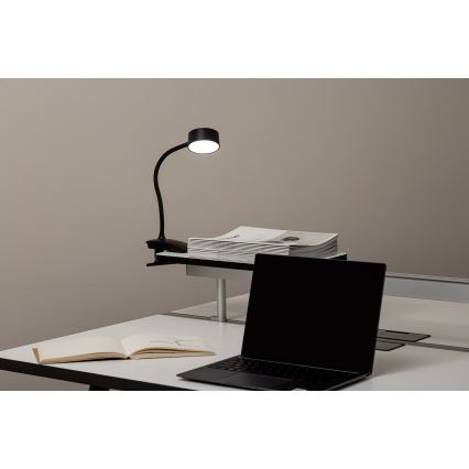 Top Light - LED-dimmbare Touch-Tischlampe mit Clip BELLA LED/4,8W/5V 3000-6500K schwarz