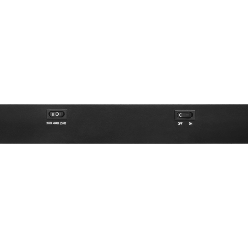 Top Light - LED Unterbauleuchte AXIS LED/15W/230V 3000/4000/6500K 60 cm schwarz