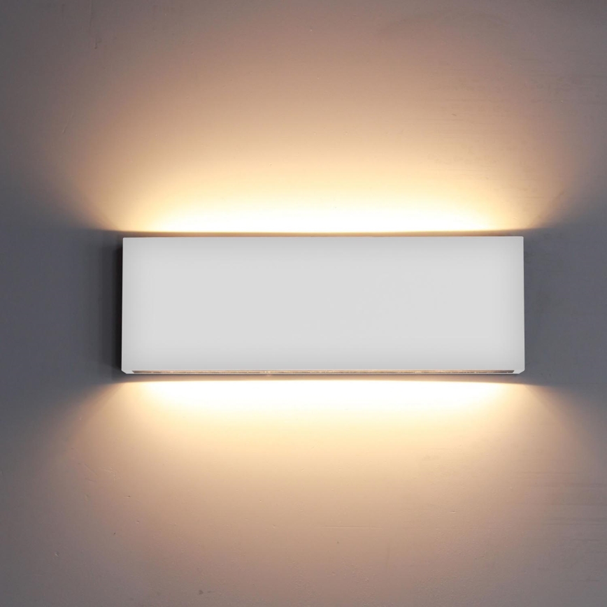 Top Light - LED-Wandleuchte für den Außenbereich OBLIGO LED/12W/230V IP65 weiß