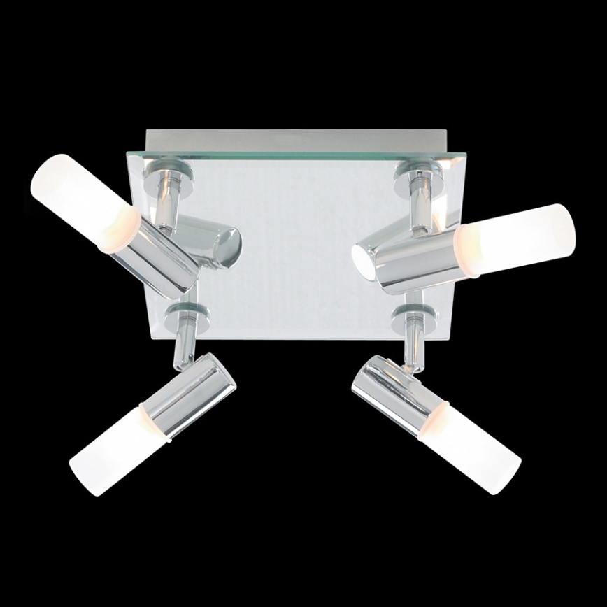 LED Badezimmer Rampenlicht LINATE 4H 4xG9/5W + 4xG9/25W