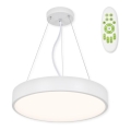 Top Light Metal 40BZ RC - LED dimmbare Hängeleuchte an Seil METAL LED/51W/230V weiß + Fernbedienung