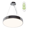 Top Light Metal 40CRZ RC - LED dimmbare Hängeleuchte an Seil METAL LED/51W/230V glänzender Chrom + Fernbedienung