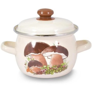 Topf mit Deckel TORO 3,5 l, Pilzdekor