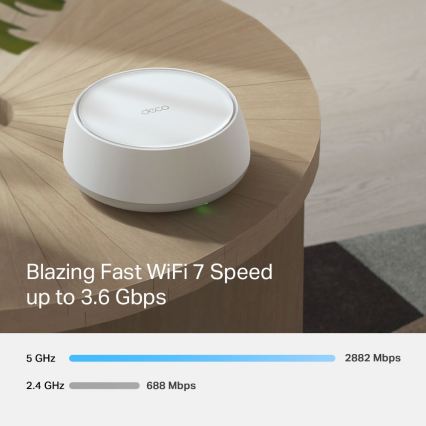 TP-Link - 3er-Set Wi-Fi 7 Mesh-System für das ganze Zuhause