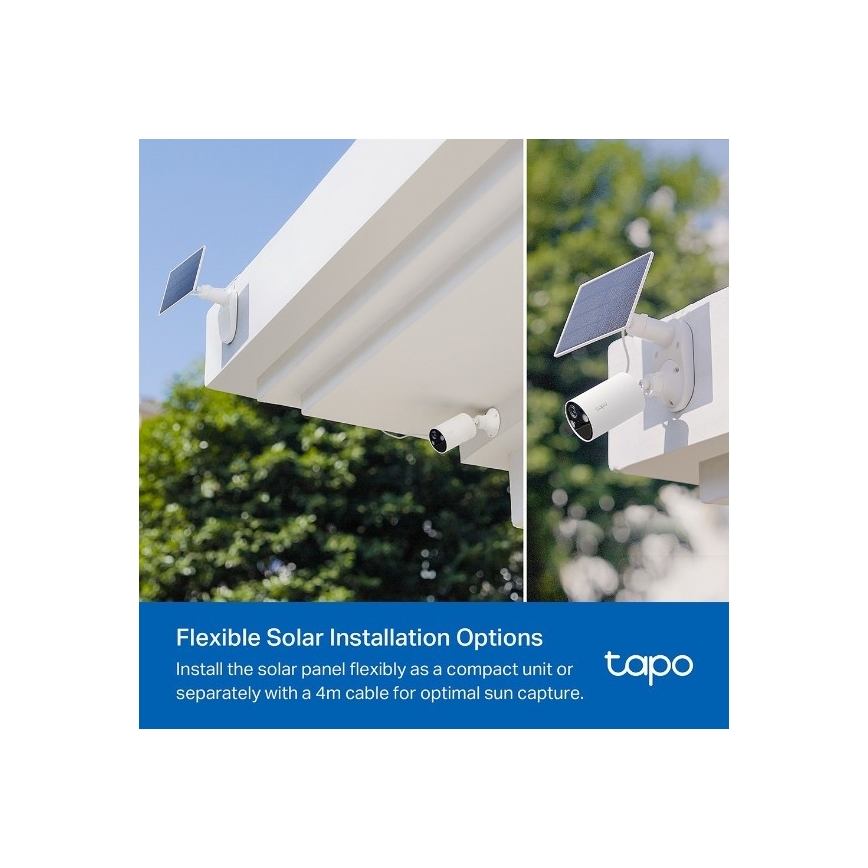 TP-Link - Außen-Solarkamera IP65 WLAN