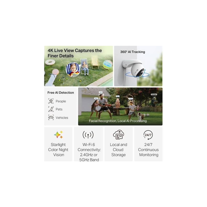 TP-Link - Außenkamera IP66 WLAN