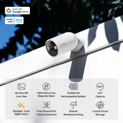 TP-Link - Außenkamera mit Sensor 10000 mAh IP66 Wi-Fi