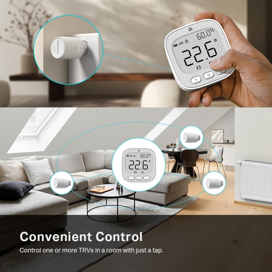 TP-Link - Digitales Thermostat 2xAAA