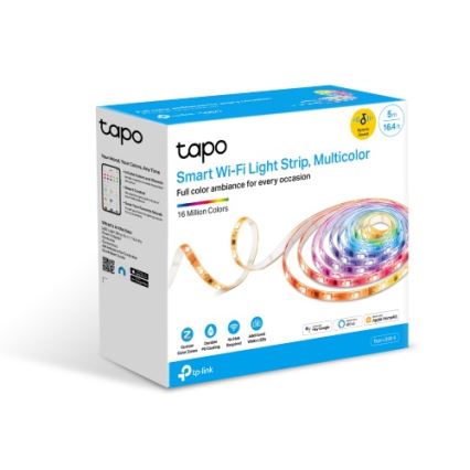 TP-Link - Dimmbarer LED-RGBW-Streifen 5 m, 13 W, 230 V, Wi-Fi