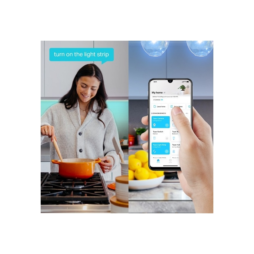 TP-Link - Dimmbarer RGBW-LED-Streifen 5 m LED/20,5W/230V Wi-Fi