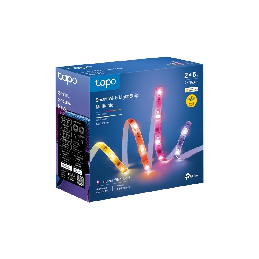 TP-Link - dimmbarer RGBW-LED-Streifen 5 m LED/24W/230V Wi-Fi