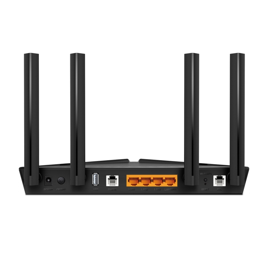 TP-Link - Dual-Band Wi-Fi 6 VDSL/ADSL Modem Router