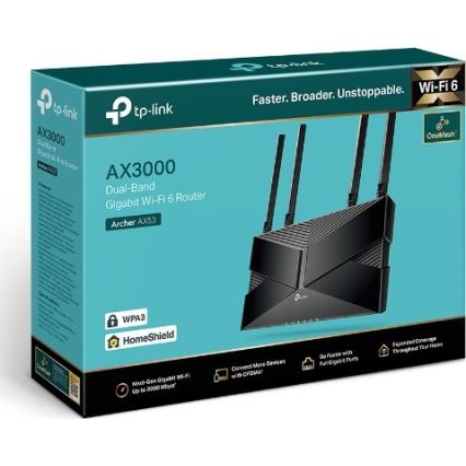 TP-Link - Dualband-Gigabit-Wi-Fi-6-Router Archer AX53