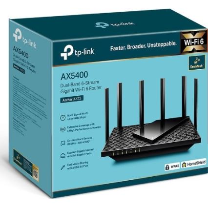 TP-Link - Dualband-Gigabit-Wi-Fi-6-Router Archer AX72