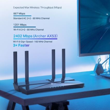 TP-Link - Dualband-Gigabit-Wi-Fi-6-Router