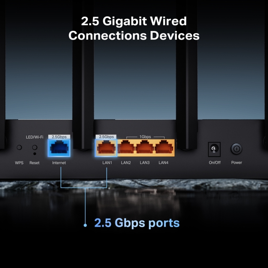TP-Link - Dualband-Wi-Fi-7-Router Archer BE400