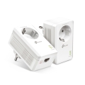 TP-Link - Gigabit-Powerline-Set mit Durchgangssteckdose und WLAN