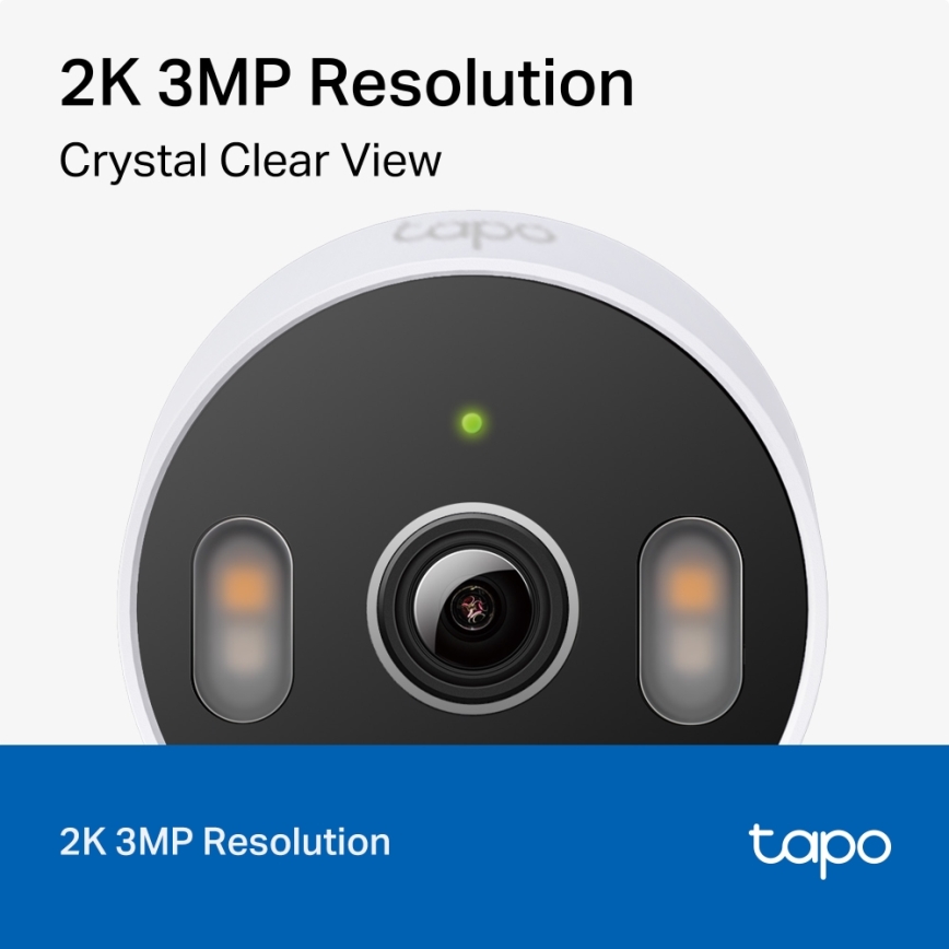 TP-Link - Intelligente Außenkamera 3 MP 5 V Wi-Fi