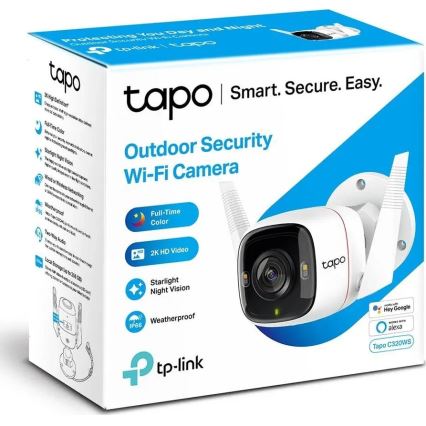 TP-Link - Smarte Außenkamera mit Sensor, Schutzart IP66, WLAN