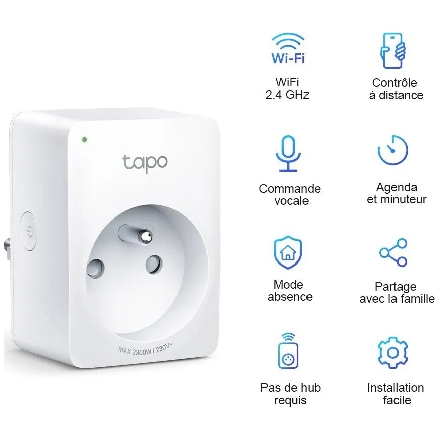 TP-Link - Intelligente Steckdose E 2300W WLAN