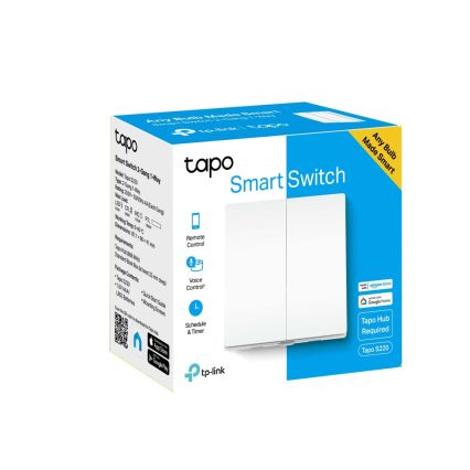 TP-Link - Intelligenter 2-Tasten-Lichtschalter 2xAAA WLAN