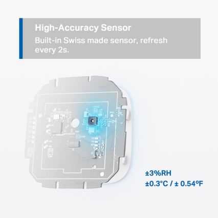 TP-Link - Intelligenter Monitor zur Messung von Temperatur und Luftfeuchtigkeit 2xAAA WLAN