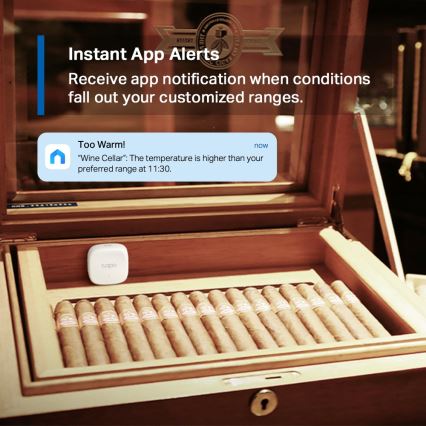 TP-Link - Intelligenter Sensor zur Messung von Temperatur und Luftfeuchtigkeit 1xCR2450
