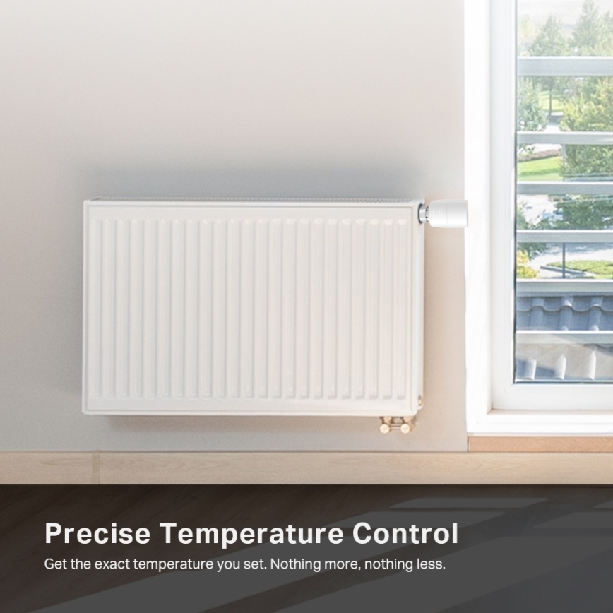 TP-Link – Intelligenter Thermostatkopf mit LCD-Display, 2×AA, Tuya