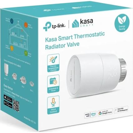 TP-Link – Intelligenter Thermostatkopf mit LCD-Display, 2×AA, Tuya