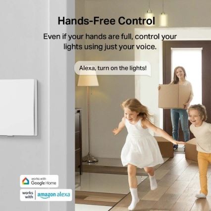 TP-Link - Smart-Lichtschalter 2xAAA Wi-Fi