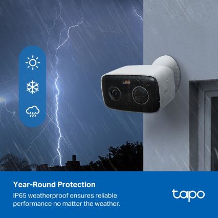 TP-Link - Smarte Außenkamera IP65 5 V Wi‑Fi